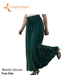 MADANIKAS Mirror Palazzo for Casual and Party Wear