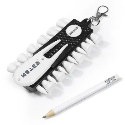 FIGHTINPC Thiết bị lưu trữ Giá đỡ tee golf Bút đánh dấu Công cụ sửa chữa divot Golf Fork Xanh Đa chức năng Thay thế Dụng cụ chơi gôn