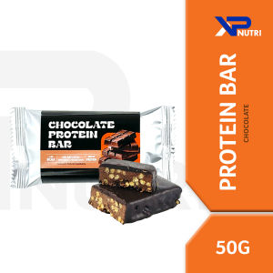 XP Nutri Whey Protein Bar Snack Bar Protein Crips Chocolate 1pcs (50g) / Meal Replacement / Lean Muscles / High Protein