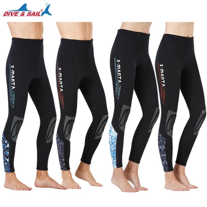Lemorecn Wetsuit Pants - 1.5mm (Men) & 2mm (Women) Neoprene For Swimming, Surfing, Kayaking, Snorkeling - Warm & Stretchy