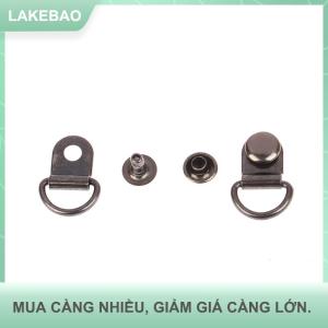 【LAKEBAO】 10 Bộ khóa vòng chữ D để sửa túi đi bộ đường dài Giày leo núi khóa sửa chữa thiết thực Phụ kiện trang trí bằng kim loại túi thủ công tự làm