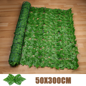 Daun Rambat Sintetis Ukuran 1 Meter x 3 Meter Daun Hias Ornamen Dekorasi Rumah Pagar Dinding Roll Daun Rambat Import Termurah Artificial Rumput Palsu Gulungan