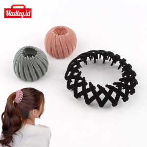 MAdley Hair CLips Ponytail Beludru Premium Wanita Korea Jepit Rambut Sarang Burung JPT19