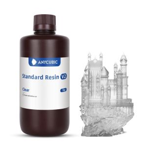 1kg Anycubic Standard V2 *Upgrade* UV Resin - UV เรซิ่น Anycubic Standard สำหรับเครื่องพิมพ์สามมิติ