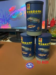 Thức Ăn Cá Lóc Giúp Lên Màu Cá Tăng Màu Sắc Bóng Vảy Porpoise -Cám Cá LÓC CẢNH cao cấp - Channa Fish