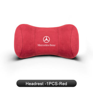 Lcx Mercedes Benz xe chuyên dụng tựa đầu gối cổ với trang trí da lộn Gối Đệm Ghế thắt lưng hỗ trợ bộ nhớ bọt cho w210 W124 w203 w204 C200 W140 w176 W205 W123 w220 W211 W212 GLA gmb AMG GLC GLe CLS CLA GLK