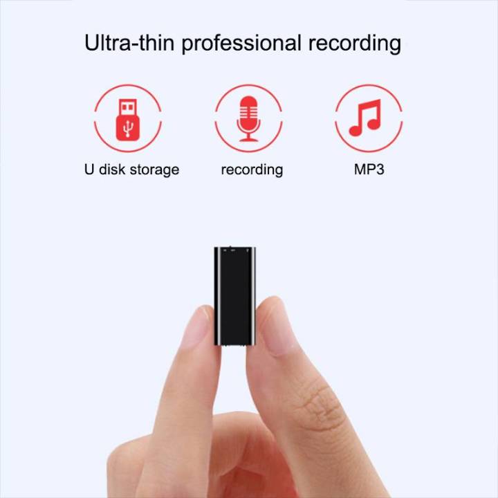 Smallest Mini USB Pen Voice Activated 16/32GB Digital Dictaphone Audio