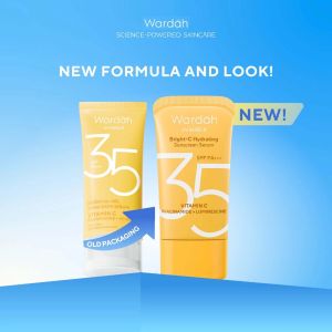 WARDAH UV Shield Sunscreen Gel SPF 35 | UV Shield Sunscreen SPF 50++ Aqua Fresh Essence | Active Protection Serum | Acne Calming Sunscreen