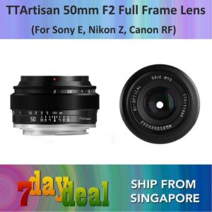 TTArtisan 50mm F2 F/2 Full Frame Lens (For Sony E Nikon Z Canon RF Mount Camera)