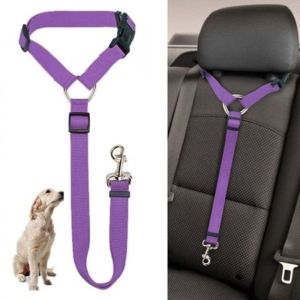 ER52858 Kitten Adjustable Harness Traction Rope BackSeat Safety Dog Leash Lead Leash Dog Collar Pet Accessories Car Seat Belt Pet Seatbelt Leash