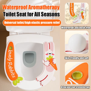 Toilet Seat Gasket Cute Household Toilet Paste Type Four Seasons Universal Washable Potty Gods Portable Toilet Stickers可爱马桶坐垫圈