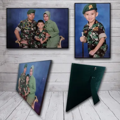 cetak foto dengan bingkai mdf ukuran 10r