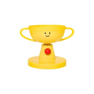 ER52858 Detachable Cat Trophy Bowl Adjustable Height Non-Slip Dog Feeding Bowl 2 in 1 Protect Cervical Spine Pet Reward Bowl Pet Feeding