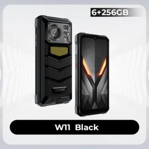 HOTWAV W11 Rugged Smartphone Android 13 6.6 FHD+ 12GB RAM 256GB ROM 20800mAh 280LM Flashlight 33W Fast Charging Cellphone NFC