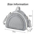 Hedgehogs Travel Handbag Washable Pet Carriers With Ventilated Holes Safety Strap and Zippers For Daily Outdoor Trip. 