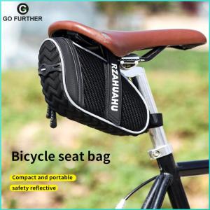 Bike Accessories Waterproof 1L Saddle Bag with Reflective Strips for Cycling Outdoor Adventures