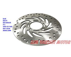 PIRINGAN depan SUPRA 125 F1 NEW -BLADE -REVO ABSOLUTE -REVO FIT DISK CAKRAM DEPAN 220MM DISK CARKAM HONDA BEBEL SUPRA 125 HELM IN-SUPRA 125 F1 NEW-REVO FIT-REVO X-FIT X-BLADE-REVO ABSOLUTE
