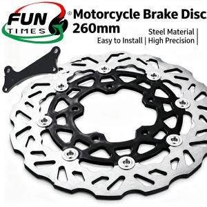 260mm Big Disc Brake 4/5 Holes With Bracket for Click 125/150 V1/V2/V3 Beat Fi/Carb Motorcycle Brake
