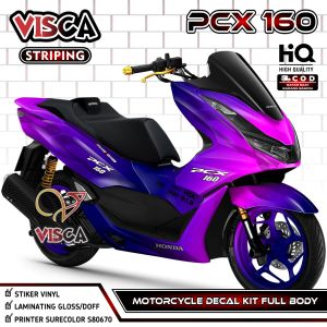 Stiker Striping PCX 160 2021 2022 2023 Full Body Variasi Bunglon