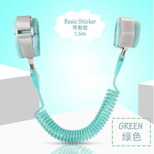 Infant Baby Kids Anti Lost Baby Safety Harness Wrist Band Protection Sticker Key Lock Sensor 360 Degree Rotation