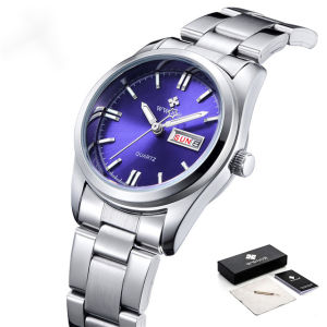 Montre Femme 2023 WWOOR Fashion Ladies Watches Waterproof Quartz Silver Clock Women Automatic Date Dress Wrist Watch Reloj Mujer