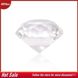 【COD】🔥🔥🔥 Glass Crystal Diamond Shape Paperweights Facet Jewel Wedding Decor Gift 30mm