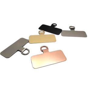 ANQII สากลสากลสากล คลิปเคสโทรศัพท์โลหะ แถบสายคล้องคอ อะลูมิเนียมอัลลอยด์ ปลั๊กป้องกันฝุ่นหาย อุปกรณ์เสริมโทรศัพท์ 0.3มม. ปะเก็นสายคล้องโทรศัพท์