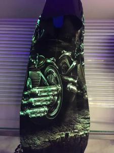 Rock chang T-shirt FULL-HD-30เสื้อยืด(เรืองแสง)ผู้ชาย(ไซส์ยุโรป)ลายหน้า-หลัง