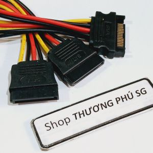 Cáp chia Sata 1 ra 2 đầu Thẳng (1 đầu Đực ra 2 đầu Cái) / Cáp dài 20Cm