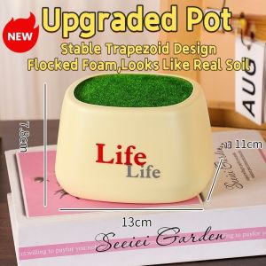 Artificial Flowers Empty Pot Plants Vase Home Decor Indoor Table Center Bonsai Plants Gift for Living