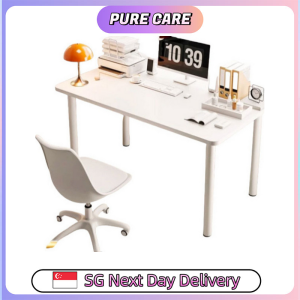 【Pure Care】 Rectangular Simple Modern Study Computer Office Household Table Writing Desk