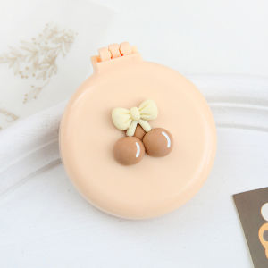 Cartoon folding Airbag comb Cute cream small comb Air cushion comb mirror one portable mini massage comb