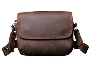 TAS SELEMPANG MINI PRIA | ASLI KULIT SAPI | CRAZY HORSE