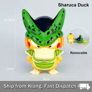 【READY STOCK】Pokemon Pikachu Dragon Ball/Anime Figure Cosplay Collection/Detachable Sharuca Duck Set/Kids Gifts Decor