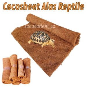 Coco sheet fiber matras alas kandang reptil 100x50 cm - lembaran sabut kelapa