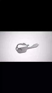 Stainless Steel Multifunctional Keychain with Scale + Screwdriver + Bottle Opener Emergency Repair Tool Set