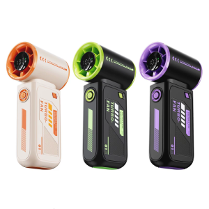 Handheld Small Fan Cooling Fan 3600mAh Outdoor Fan Table Fan Adjustable Setting Great for Travel and Outdoor Activity