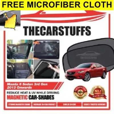 Mazda 6 Sedan 3rd Gen 2013 - Current Magnetic Sunshade
