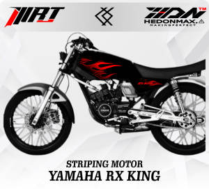 Striping RX KING - Stiker Transparan RXKING Api Vol 5 (Sudah Terpotong)