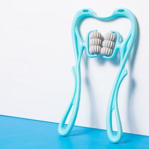 SG [READY STOCK]Neck Massage Cervical Spine Massager Handheld Massager Shoulder Neck Massage Neck Massager Shoul Six rounds massage Removable design