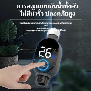 เครื่องวัดอุณหภูมิในครัวเรือน เครื่องวัดอุณหภูมิฝักบัวที่มองเห็นได้