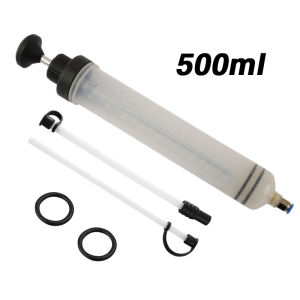 500cc/1500cc Car Oil Fluid Extractor Fuel Transfer Filling Syringe Car Supplies Brake Liquid Manual Injecting Pump Suction Vacuum