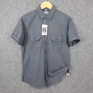 Kemeja Outdor Pria Lengan Pendek Kemeja Pria Kantong Kemeja Polos Pria Terbaru OKSTYLE Terbaru M-XXL