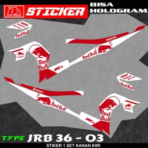 STIKER STRIPING JUPITER Z 115 ROBOT STICKER PREMIUM BISA HOLOGRAM JRB 36