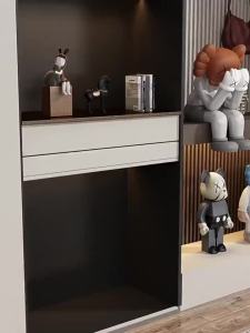 IGDL Multifunctional retractable pull-out clothes hat storage rack wardrobe built-in pants pull rod rack hardware accessories slide rail with damping