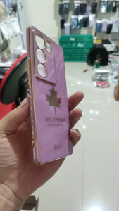 Casing Vivo V29 5G NFC Maple Tali Lanyard Silikon Soft Case Handphone