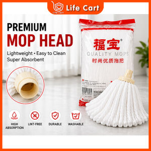 Premium Microfiber Mop Head | Super Absorbent | Lightweight | Wet & Dry Use | Durable & Easy Clean