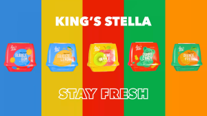 Kings Stella Stay Fresh Air Freshener Gel เจลน้ำหอมปรับอากาศ กลิ่นหอมจากธรรมชาติ เนื้อเจลบริสุทธิ์ ให้หอมสดชื่น 30 วัน 180g