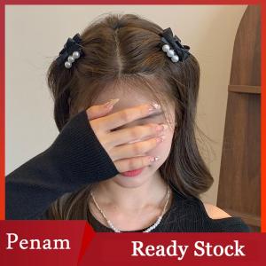 [PAM] 2Pcs Elegant Sweet Bow Hair Clip For Women Girls Simple Fashion Hair Clip Versatile Exquisite Hair Accessories Gifts