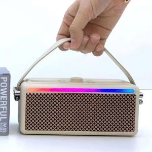 Loa Bluetooth Speaker M-82 Loa nghe nhạc không dây Bluetooth 5.1 siêu hay Có LED RGB đổi màu thông minh dây sạc Type C